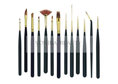 China 13Pcs Mini Body Art Brushes Watercolour Paint Brushes Collection With Premium Synthetic Sable Hair for sale