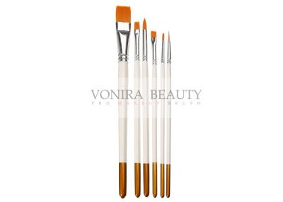 Cina insieme dei pennelli dell'artista 6Pcs per il fronte acrilico del chiodo del mestiere della pittura a olio dell'acquerello in vendita