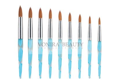 China 3D Effect Painting Acrylic Nail Art Brush Kit With Finest Pure Kolinsky Hair for sale