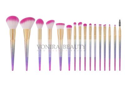 China Eye Makeup Brush Set With Gradient Color Handle , Good Quality Makeup Brushes for sale