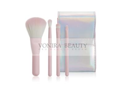 China 4pcs Pink Color Soft  Mass Level Makeup Brushes Facial Set Gift Occasion for sale