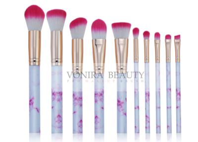 China Marvelous Marble Handle Mass Level Makeup Brushes For Facial , High End for sale