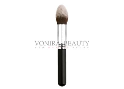 China Tapered Taklon Face Makeup Brushes , Regular Size Powder Foundation Brush for sale