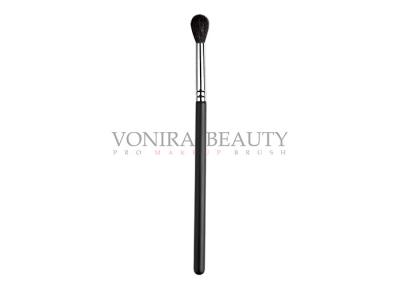 China Fluffy Black Goat Hair Detail Blending Private Label Cosmetic Brushes Environmental Material for sale