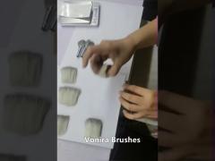 Vonira Makeup Brushes Factory Highlighting Brush Making Video