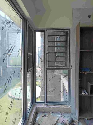 China Powder Coating / Anodizing Aluminum Casement Windows Sound Insulation for sale