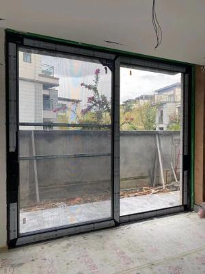 Chine Facile d'installation Porte en aluminium moderne Sécurité de bureau Pousse et tire ouverte à vendre