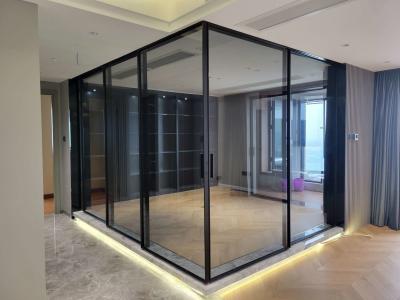 China Residential Security Aluminium Sliding Doors Low Maintenance Noise Reduction for sale