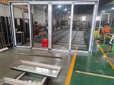 China Home Aluminium deur Gemakkelijk te installeren Gelaagd Glas Schuifdeur 1.2mm-2.5mm Te koop