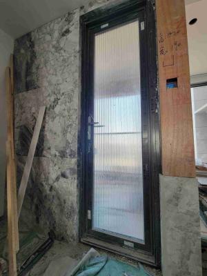 China Modern Aluminum Casement Doors Weatherproof With Double Glazed for sale