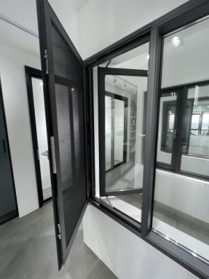China Powder Coated Aluminum Casement Windows Soundproof With EPDM / Silicone Sealant for sale