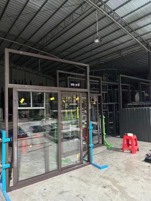 Chine Fenêtres coulissantes en aluminium revêtues de poudre Réseau d'écran personnalisé Facultatif Garantie de 10 ans à vendre