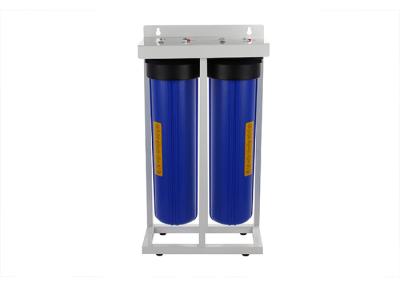 China Floor mount 20'' big blue whole house  water filter housings 1'' port with double sump for sale