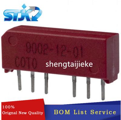 China Retransmisiones 500MA 12V 9002-12-01 de los componentes electrónicos del RF SPST-NO no que traba a través del agujero en venta