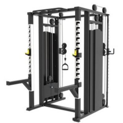China 2022 high quality body building gym equipment  fitness machine smith machine& dual adjustable Pulley for sale