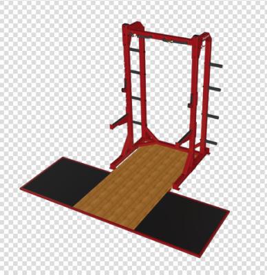 China 2022 wholesale bodybuilding gym exercise equipment Half rack with lifting Platform for sale