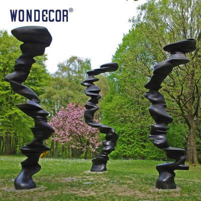 China Large Abstract Rockery Bronze Garden Sculpture Metal Casting for sale