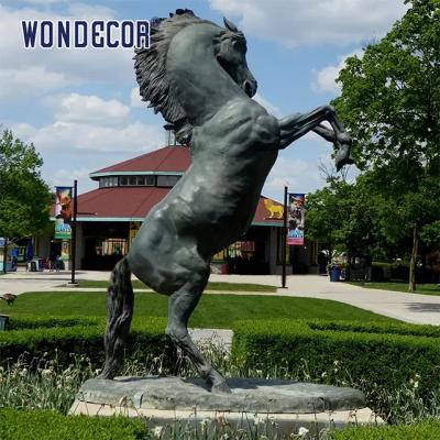 Китай Большая бронзовая скульптура лошади для на открытом воздухе квадратного украшения сада продается