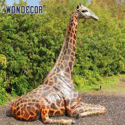 China Large Garden Decoration Bronze Giraffe Statue 260cm For Outdoor for sale