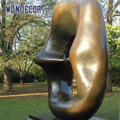 China Large Outdoor Art Sculpture Abstract Copper Sculpture for sale