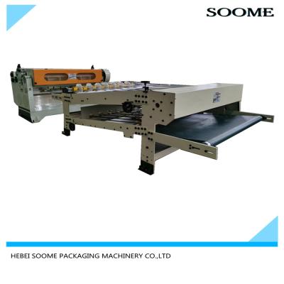 China 2500mm Touch Screen Corrugated Sheet Cutter Machine Online Cardboard Packing Line for sale