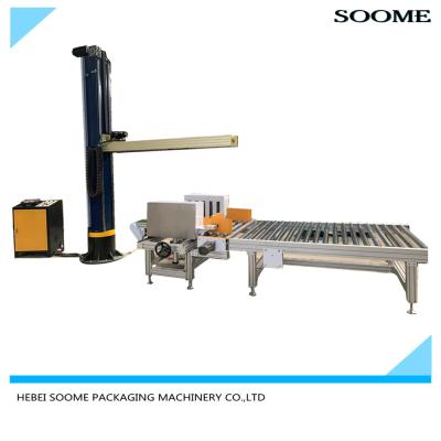 China Single Column Rotating Pallet Stacker Machine 2200 380v For Carton Box for sale