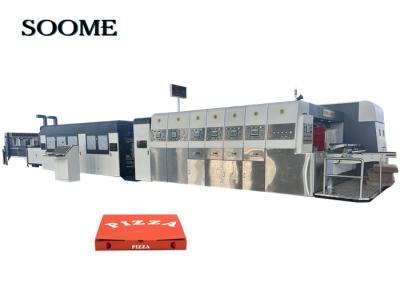 China Máquina de embalaje de cajas de cartón 1-3 Trabajadores Personal operativo Flexo Impresión máquina de corte a presión en venta