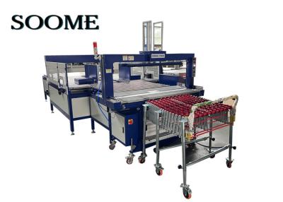 China Inline Box Strapping Machine voor Inline Corrugated Box Strapping and Packaging Needs Te koop
