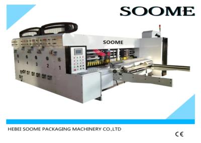 China Electric Flexo Printer Slotter Machine Rotary Die Cutting Machine For Corrugated for sale