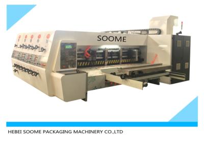 China Impresora flexográfica de la máquina de la impresión de Flexo de la caja del cartón que ranura automáticamente en venta