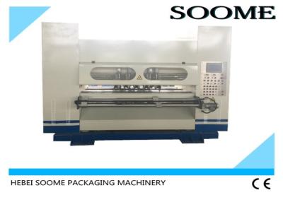 China Online NC Thin Blade Slitter Scorer Machine , Servo Type Corrugated Paper Cutting Machine for sale