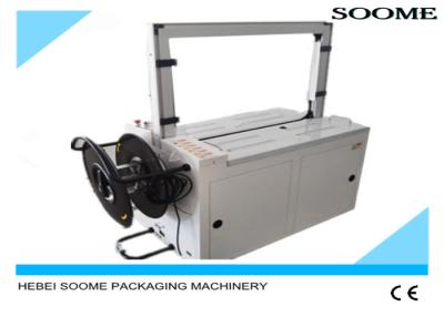 China Semi Auto Carton Strapping Machine With Standard Model Strapping Size for sale