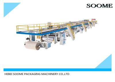 China Fully Automatic Corrugated Box Production Line 5 Ply Corrugation Machine for sale
