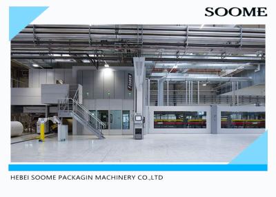 중국 고속 골판지 생산 라인 기계를 만드는 5개의 층 두꺼운 종이 판매용