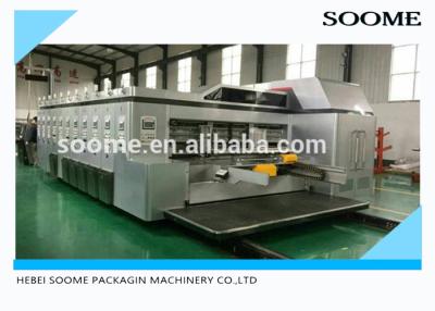 중국 기름 코팅 인쇄 홈을 파는 것은 기계 절단기 5 원색 인쇄 죽습니다 판매용