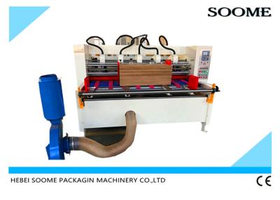 China Belt Feeder Automatic Corrugation Machine Electric Slitter Scorer Machine With Stacker for sale
