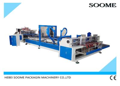 China Corrugated Paperboard Box Folder Gluer Machine Semi Automatic For Carton Box for sale