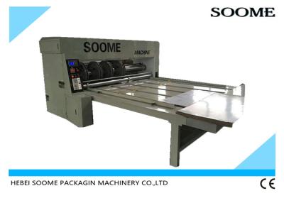China Chain Feeding Type  Rotary Cutting Slotting Machine With Corrugated Paperboard for sale