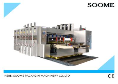 China 22kw Corrugated Carton Flexo Printing Machine Printing Precision  ±0. 5 Mm for sale