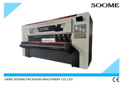 China PLC Control Manual Creasing Machine Corrugated Carton Box Cutting for sale