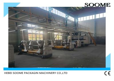 China 300kw Used 2.2m Corrugated Cardboard Production Line for sale