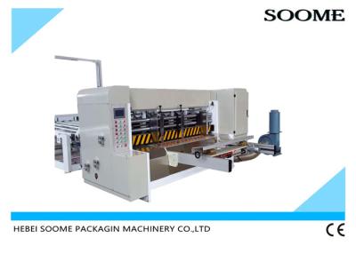 China Lead Edge Feeder 10m/Min Corrugated Flexo Printer Slotter Machine for sale
