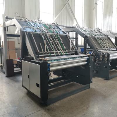 China Manual Feeder Single Corrugated Sheet Board Automatic Gluing Machine for sale