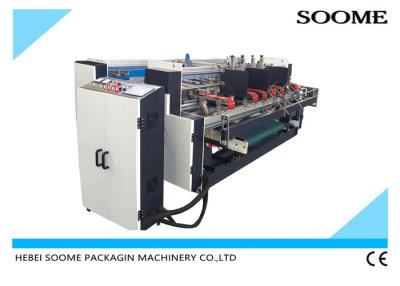 China Semi Automatic Two Piece 8kw Corrugated Folder Gluer Machine for sale