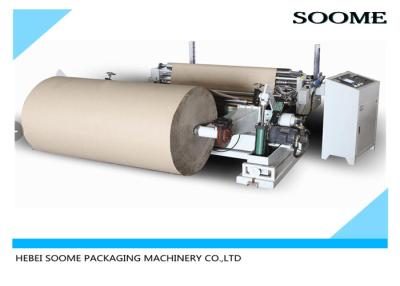 China 2500mm Kraft Paper Slitting Machine Corrugated Reel Rewinder Cutting for sale