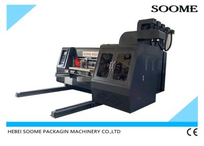 China Mini-Farbe der Karton 220V Flexo-Druckmaschinen-4, die das Stempelschneiden kerbt zu verkaufen