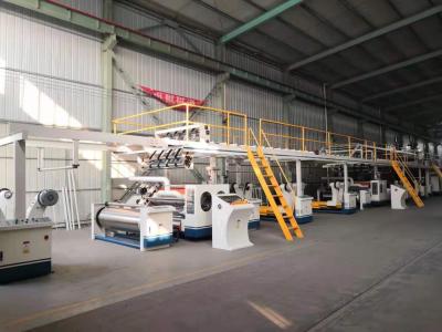 China Automatizado 3 5 cadena de producción de cartón corrugado de 7 capas CE en venta