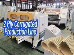 Corrugated 2 layers production line