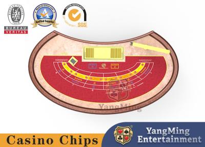 Китай Удачливый 6 цветов покера шага людей таблицы покера казино баккара мини 6 овальной подгонянных таблицей продается