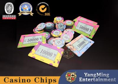 China High Temp Heat Transfer Printing Casino Poker Chips For Texas Poker Competitions for sale